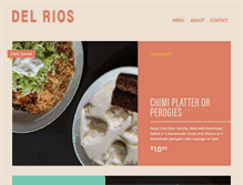 Tablet Screenshot of delriosfamilyrestaurant.com